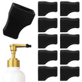 10 PCS Syrup Pump Covers - Black Silicone Tips for Coffee Syrups