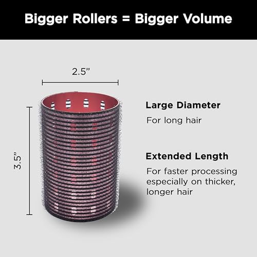 Fromm Thermalux 2.5" Aluminum Hair Rollers, 4-Pack