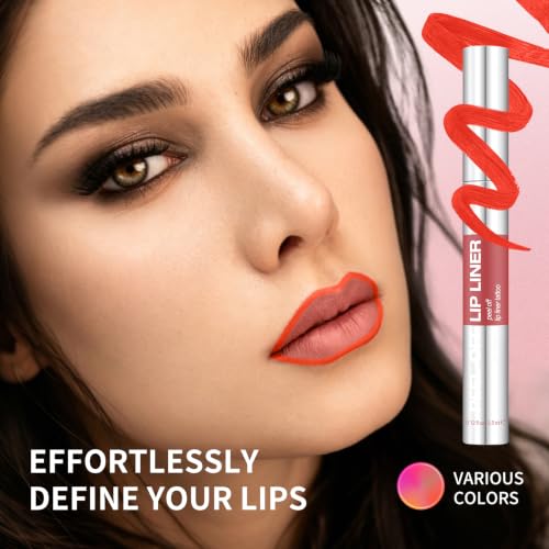 TENGLONG Waterproof Peel Off Lip Liner Stain - Rusty Red
