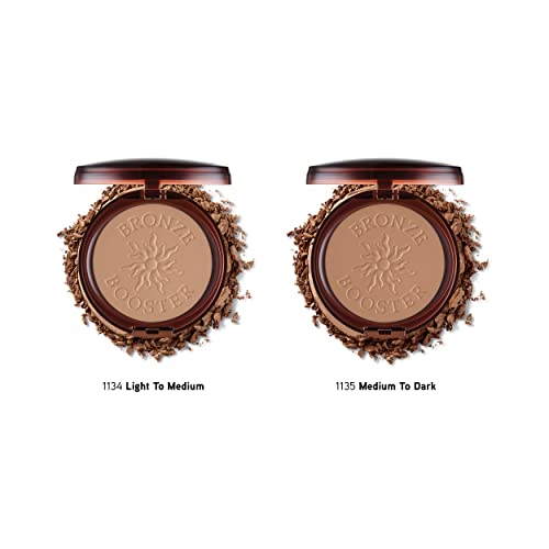 Physicians Formula Bronze Booster Pressed Contour Bronzer - Glow Activator Vitamin Infused Technology with a Natural Finish, Buildable Coverage, Cruelty-Free & Hypoallergenic - Medium-to-Dark