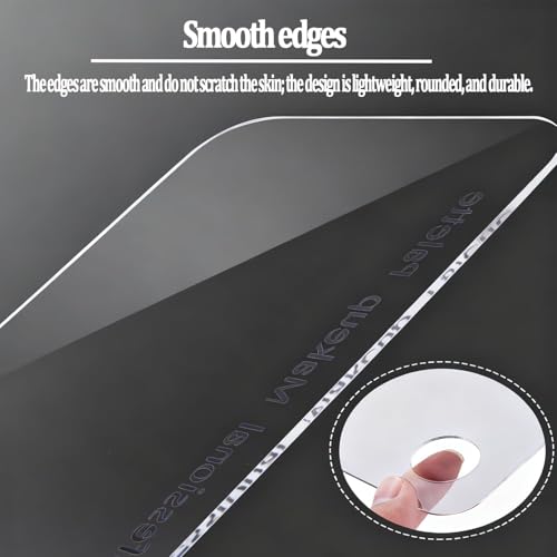 Makeup Palette with Spatula, Rotekt Clear Acrylic Nail Art Cosmetic