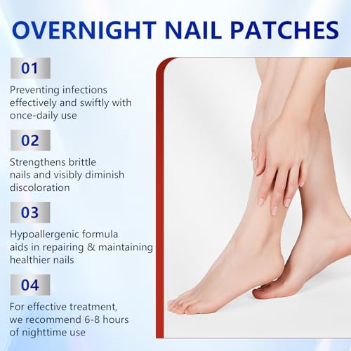 Nighttime Toenail Repair Patches - Extra Strength Foot Care (21 Pcs)
