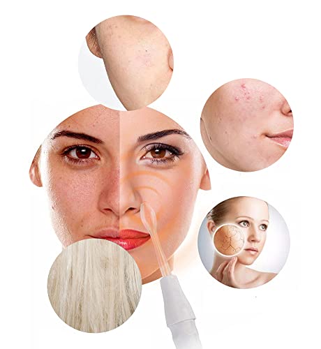 High Frequency Facial Wand with 4 Tubes