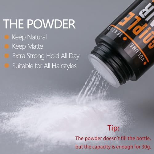 Goiple Volumizing Hair Powder for Men - Matte Finish & Strong Hold