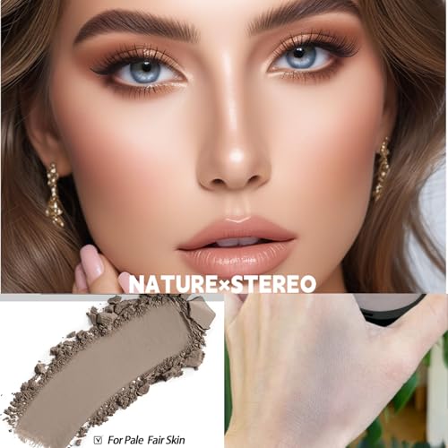Cool Toned Contour Palette with Mirror & Brush