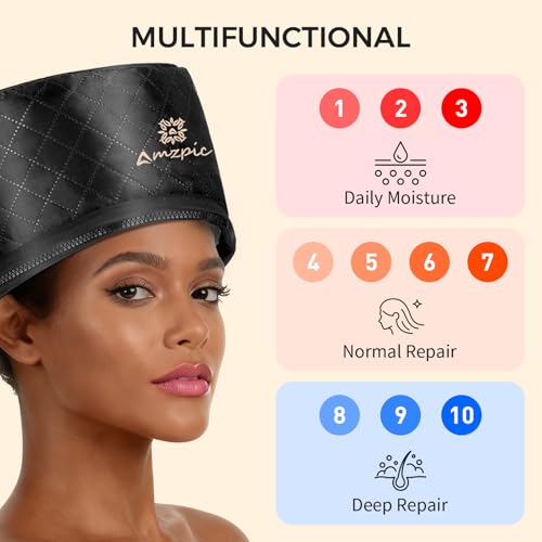 Thermal Deep Conditioning Heat Cap - 10-Level Temperature Control