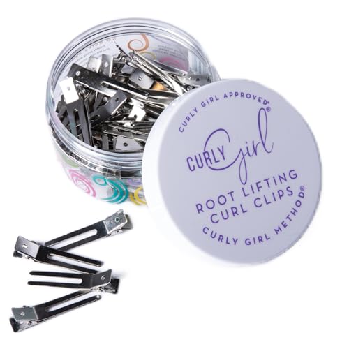Curly Girl 50 Double Prong Hair Clips for Root Lifting & Volume