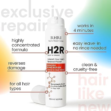 Rida Hair Research Advanced Nourishing Leave-In Hair Mask for Damaged, Frizzy & Split Ends