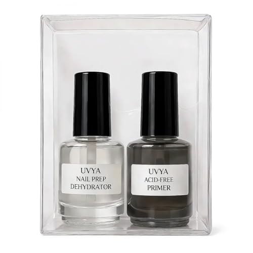 UVYA Nail Prep Dehydrator & Acid-Free Primer Set for Gel & Acrylic Nails