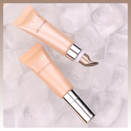 NOTE BB Concealer SPF 15 ? Make Up Under Eye Concealer for Dark Circles and Fine Lines - Face Makeup with Cooling Metal Tip ? 01 ? 0.3 oz