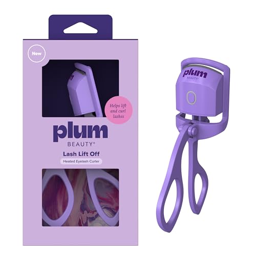 Plum Beauty Heated Eyelash Curler - USB-C Rechargeable & Adjustable Heat