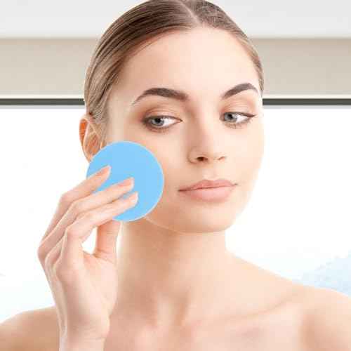 120 Count Compressed Facial Sponges, Face Cleansing Sponge for Estheticians Spa Wash Round Makeup Removal Sponge Pads for Women,Girls Compress Exfoliating Removal Sponge (Mix-Color)