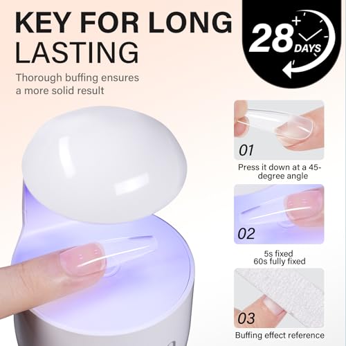 AILLSA Solid Gel Nail Glue for Press-On Tips - Long Lasting 15g