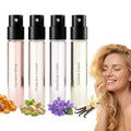 Roseye 4-Pack Hair Perfume Set for Women - Long-Lasting Fresh Scents, Travel Size Mist