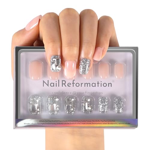Nail Reformation Disco Ball Press-On Nails Kit - 30 Pcs