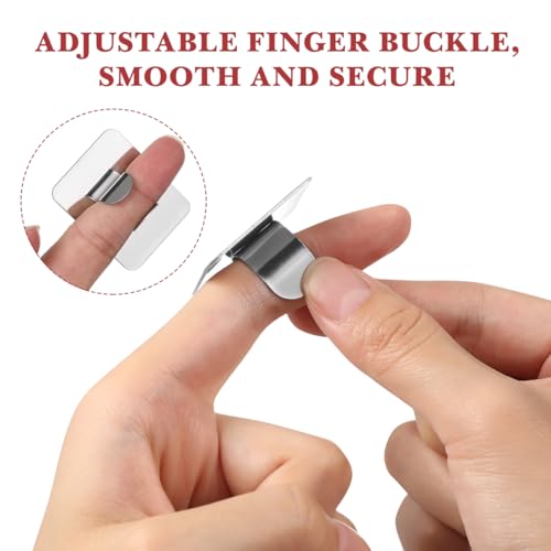 2Pcs Stainless Steel Nail Art Palette Ring - DIY Mixing Tool