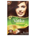 Vatika Naturals Permanent Hair Dye Dark Brown with Henna 6x10g