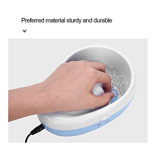 Nail Bubble Bowl,Electric Bubble Nail Soaking Bowl, Electric Nail Polish Remover Bowl Soak Off Hand SPA DIY Nail Art Manicure Tools for Removing Nail Polish, Dust(US)