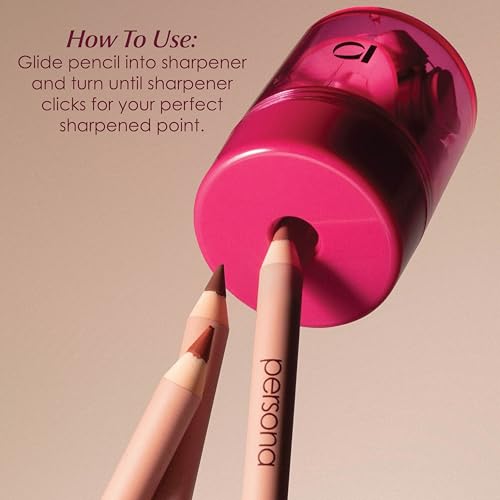 PERSONA Precision Cosmetic Pencil Sharpener for Lip & Eye Pencils