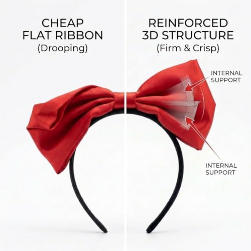 Canada Flag Bow Headband 2-Pack - Patriotic Hair Accessories for Women & Teens