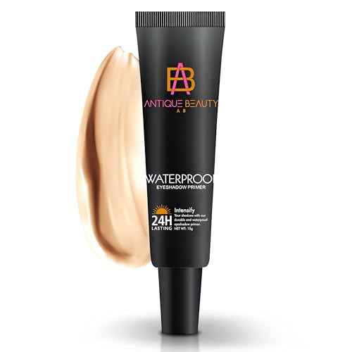 Waterproof Eyeshadow Primer for Oily Eyelids ? 24H Long Lasting, Smudge-Proof Eye Primer Base for All Skin Tones ? Antique Beauty (15 g)
