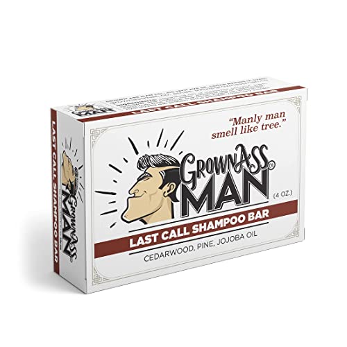 Grown Ass Man Co. Combo Packs - Solid Soap & Shampoo Bars Rich Lather with Natural Oils & Gentle Scrub for Men - Plastic Free & Eco-Friendly, Natural & Organic Deep Clean, 4oz Bars (Last Call 3-Pack)