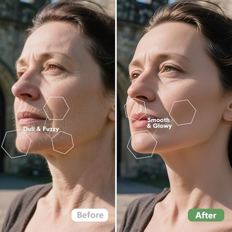 Sonic Dermaplane Razor for Women Face - 3 Speed Facial Exfoliator