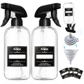 Veco 10oz 360° Spray Bottles, 2-Pack - Adjustable Nozzle & Leak-Resistant