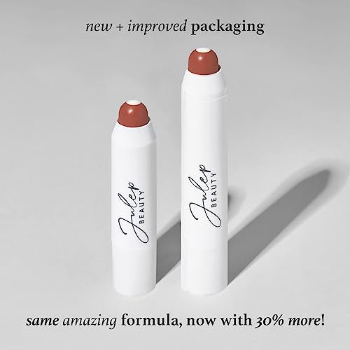 Julep The Perfect Pair 2pc Set: It's Balm Tinted Lip Balm Nectar Pink and With a Trace Retractable Creamy Long-Lasting Lip Liner, Antique Rose