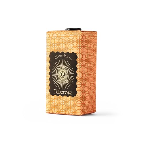 Claus Porto - Black Sunburst Tuberose Body Soap for Men + Women | Delicate, Cleansing, Nourishing | Handcrafted, Aromatic, Refreshing, Floral (150g | 5.3 oz)
