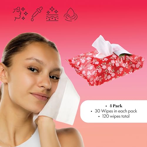Makeup Remover Wipes 120pc - Hyaluronic Acid & Retinol