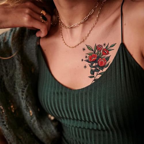 Vintage Sailor Jerry Temporary Tattoos - 2 Sheets, 16 Designs