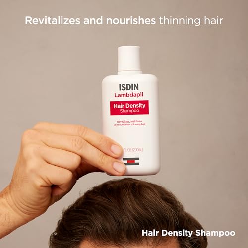 ISDIN Lambdapil Volumizing Shampoo for Thinning Hair, 6.7 oz