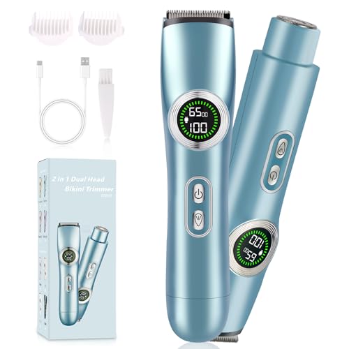 Yinnovay 2-in-1 Electric Razor for Women with Digital Display