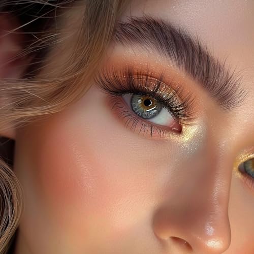 Eliace 3D Mink Cat Eye False Eyelashes - 15 Pairs Wispy Lashes