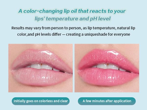 pH Color Changing Lip Gloss - Hydrating Plumper Oil