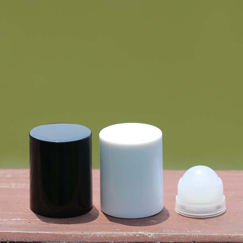 2Pcs Brown 30ml Glass Roller Bottles Essential Oil Refillable
