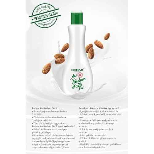 Bitter Almond Make-Up Remover Milk 215 Ml (7.27 Oz)