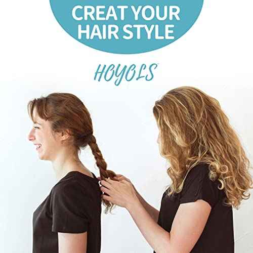 HOYOLS 1500 Pcs Brown Elastic Hair Bands ? Small TPU Rubber Bands for Girls & Women, No Damage Hair Ties, Stretchy Ponytail Holders for Fine, Thin to Medium Hair (Brown)