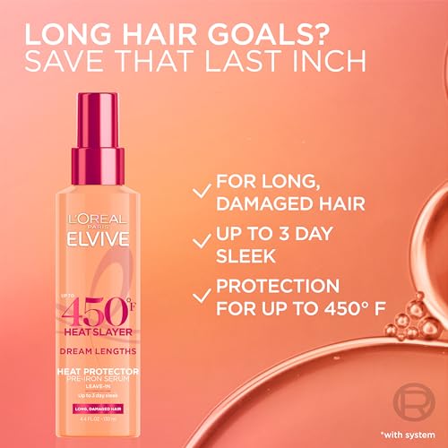 L'Oreal Elvive Dream Lengths Heat Protectant Spray 4.4 oz