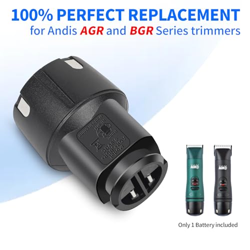 Replacement Battery for Andis PowerGroom AGR/BGR Clippers,Compatible with for Andis Super AGR+, BGR+, Bgrc£¬AGR PlusSeries Cordless Clippers.2200mAh High-Capacity NiMH Pack.