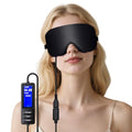 USB Heated Eye Mask for Dry Eyes & Tired Eyes, Warm Compress Therapy with Adjustable Heat & Timer ? Soft Relaxation Mask for Puffiness, Dark Circles, Sleep & Eye Strain Relief