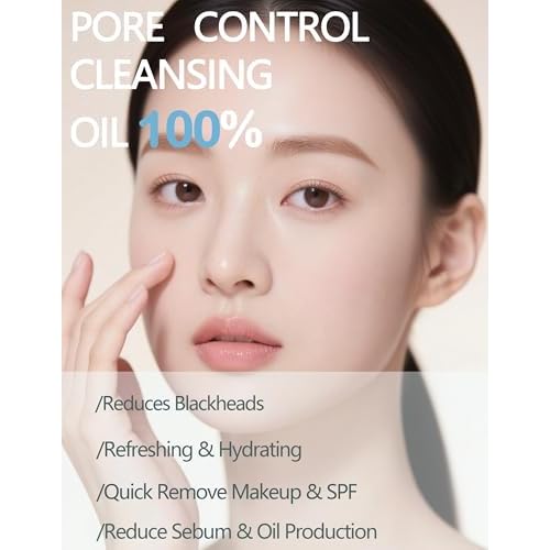 30Pcs Pore Blackhead Cleansing Oil, Camellia Oil Makeup Remover Capsule, Individually Speedy & Moisturizing & Gentle Face Cleanser, Mini Facial Cleanser, Travel Size Essential Makaup
