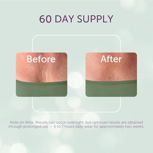 Silc Skin Decollette Pad Medical Grade Chest Wrinkle Patches For Sleep Lines And Sun Damage, Reusable Silicone Chest Pad, Holiday Beauty Gift For Women, 60 Day Supply