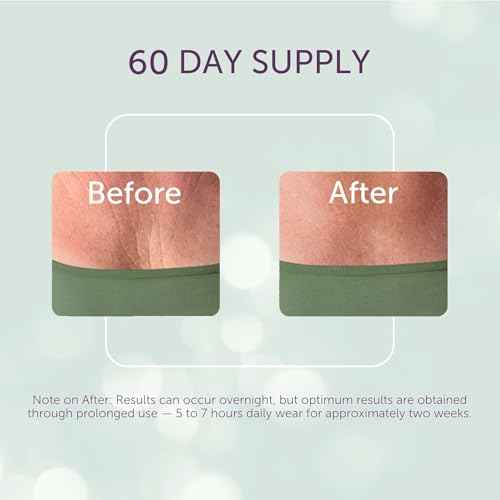 Silc Skin Decollette Pad - Medical-Grade Chest Wrinkle Pads, Smoothing Anti Wrinkle Chest Pads, Reusable Silicone Chest Wrinkle Patches, 60 Day Supply