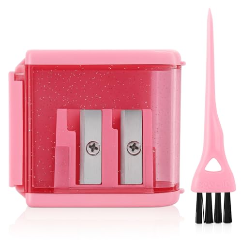 Makeup Pencil Sharpener for Eyeliner, Lip & Brow Pencils - Precise & Easy Clean