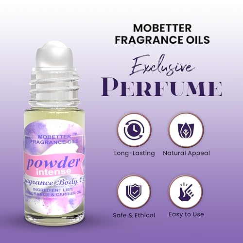 Powder Intense Fragrance Oil 1 Oz Roll-On Unisex