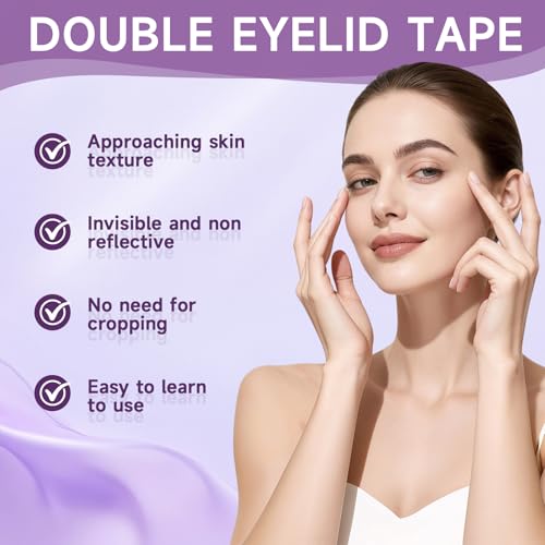 FENNIDICE 360 Pcs Double Eyelid Tape - Invisible Waterproof Eye Lift Strips