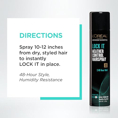 L'Oréal Advanced Hairstyle LOCK IT Weather Control Hairspray 8.25oz