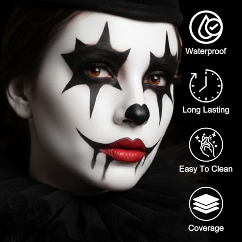 White Face Paint Stick Oil-Based Waterproof Makeup